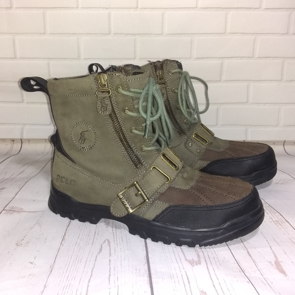 Mens Boys Polo Boots, Sz 7